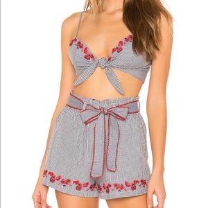 Agua bendita x revolve crop set - S